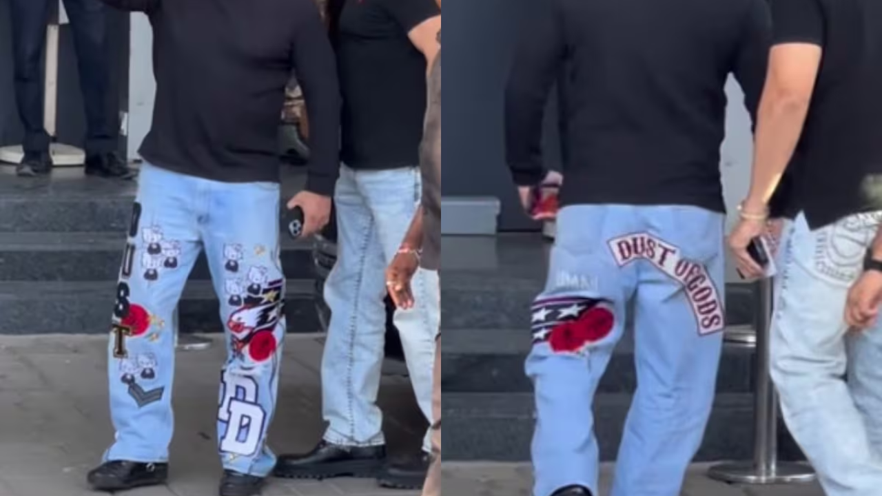 Salman Khan airport look
