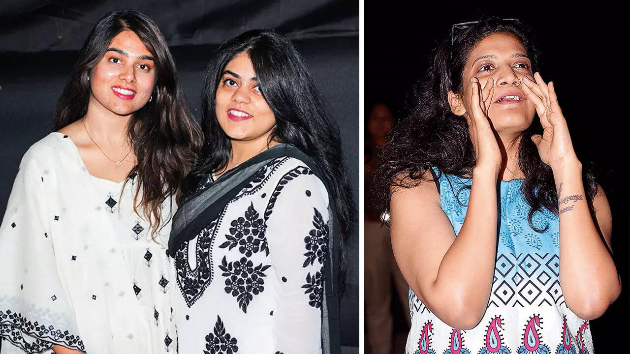 (L) Rashi and Mansi (R) Tulika Gupta