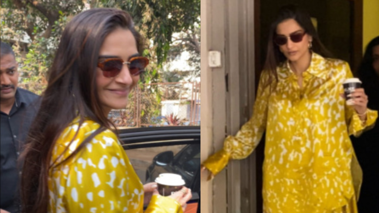 Sonam Kapoor in luxurious co-ord set