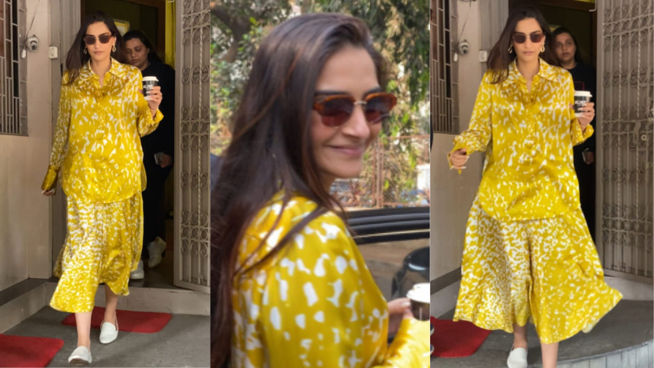 Sonam Kapoor exudes morning elegance in this co-ord set