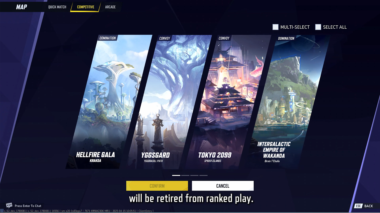 Map rotation in Marvel Rivals Season 2