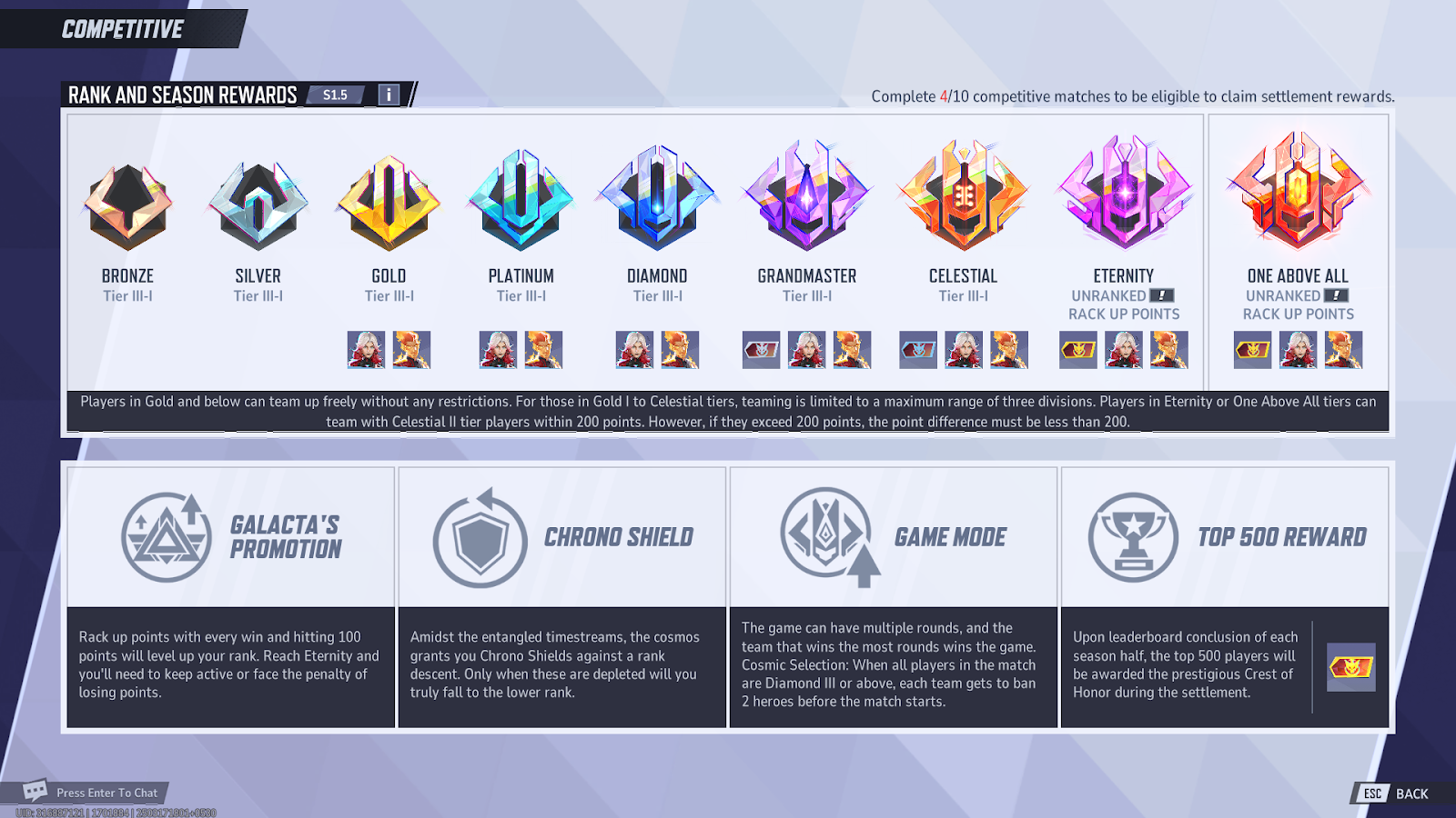 Duo queue for higher rank players in Marvel Rivals