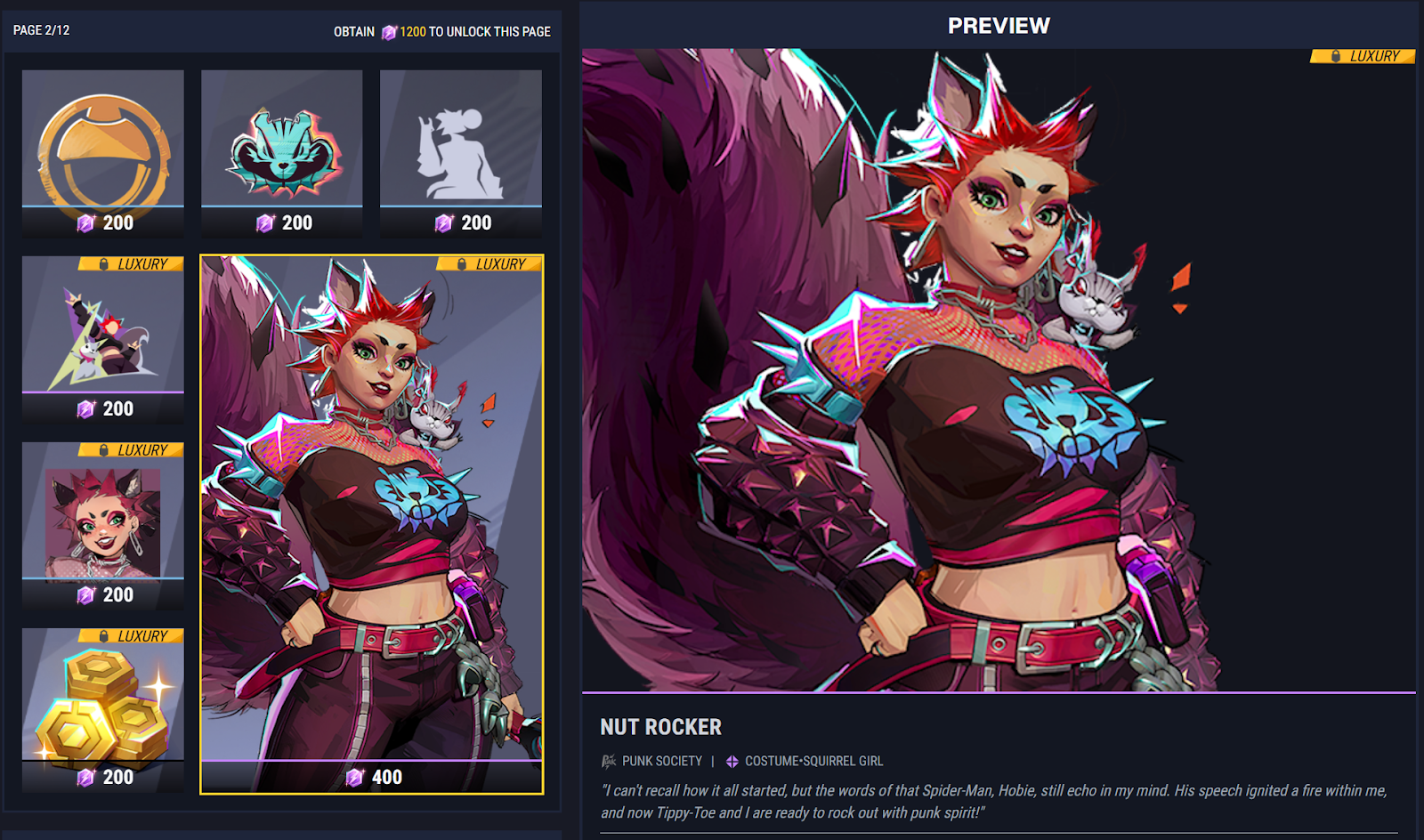 Marvel Rivals Pags's Marvel Rivals Season 2 Battle Pass: Complete list of all skins, items ...