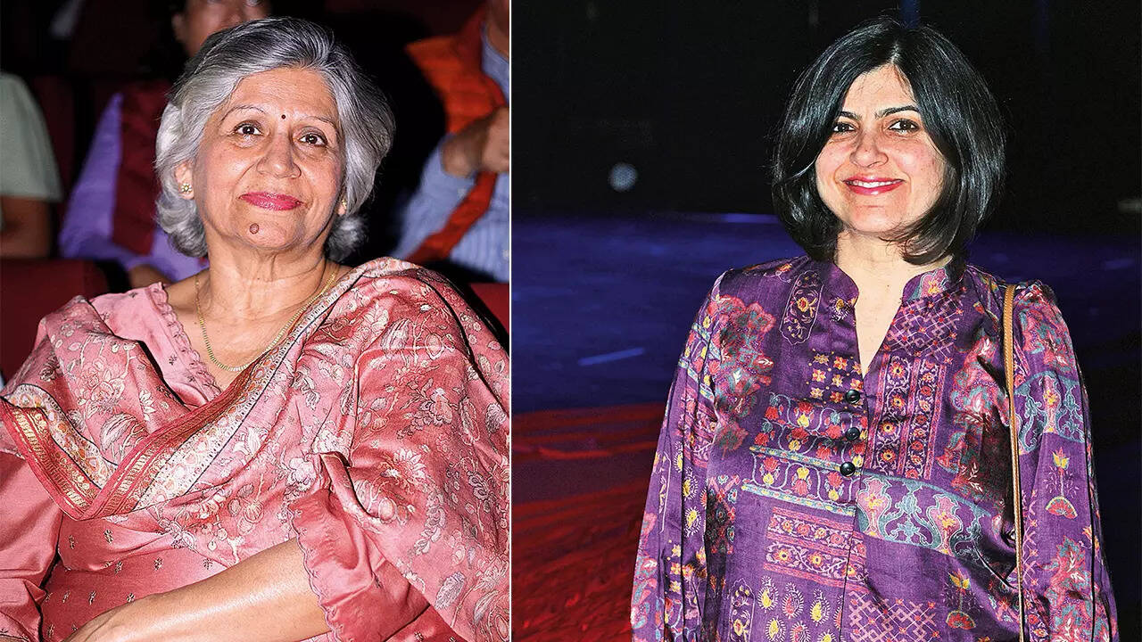 (L) Geeta Oberoi (R) Divya Oberoi