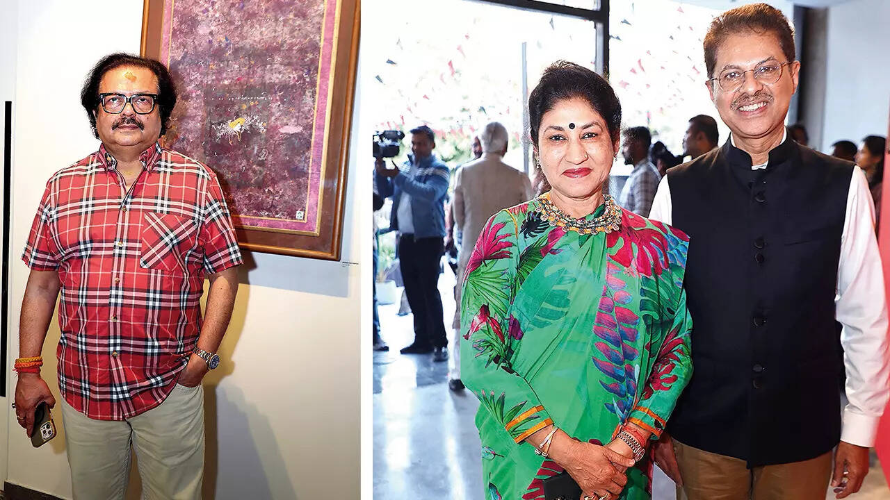 (L) Abhijit Sarkar (R) Anita Bhatnagar and Ashu Jain