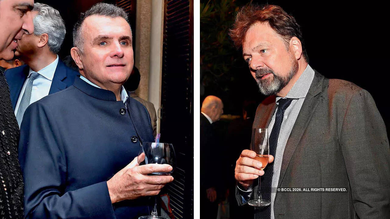 Swedish Ambassador Jan Thesleff and German Ambassador Philipp Ackermann