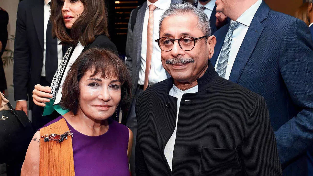 Dr Naresh Trehan and Madhu Trehan