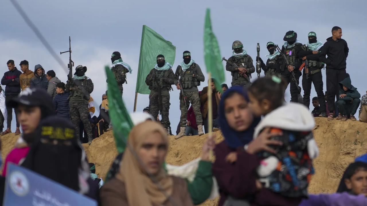 Hamas fighters (AP)