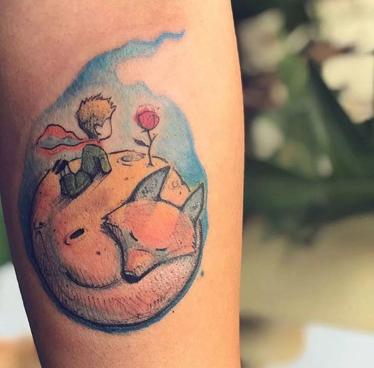 Niranjana Menon's The Little Prince tattoo.