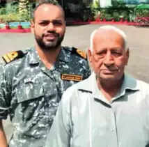 A file photo of Narwal with his grandfather