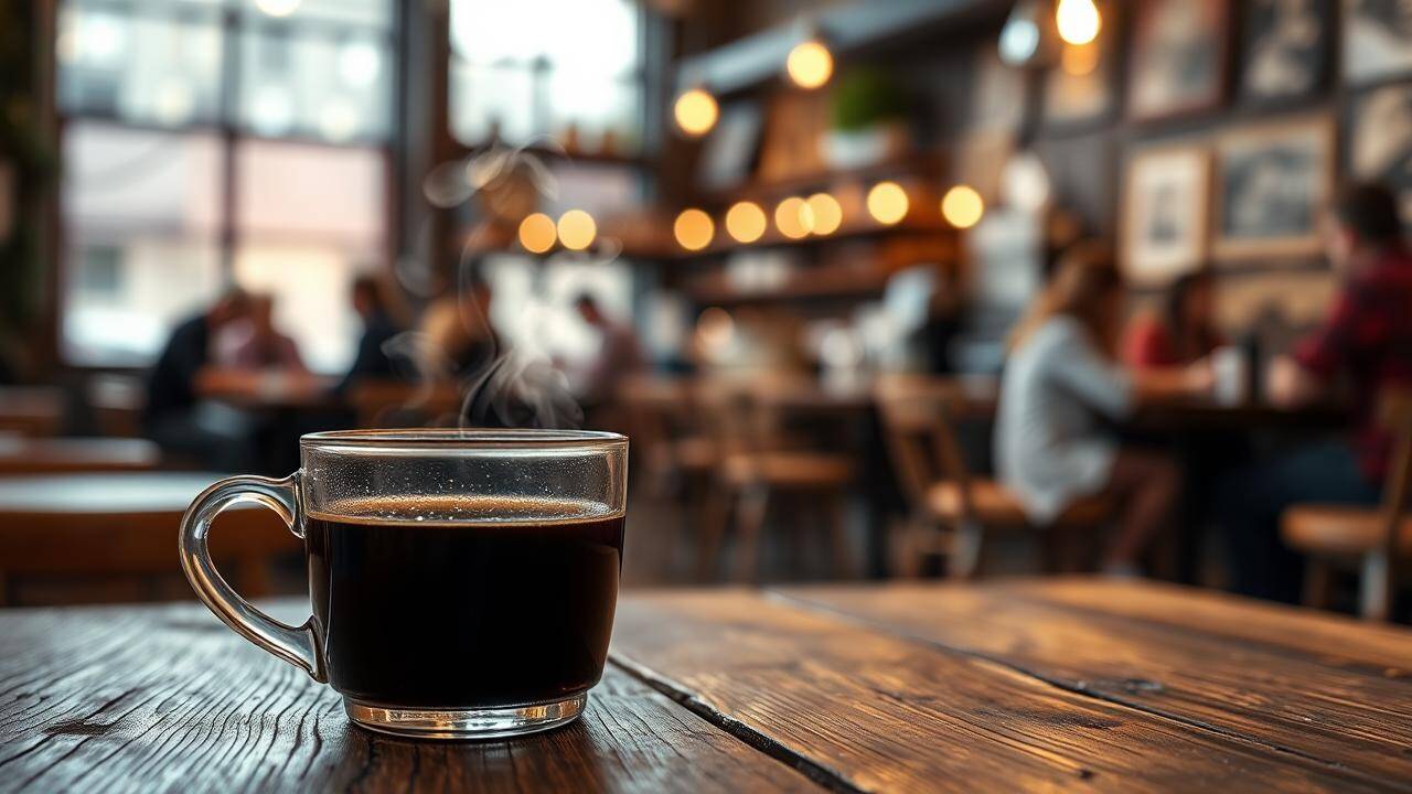 Cozy Coffee Shop Still Life