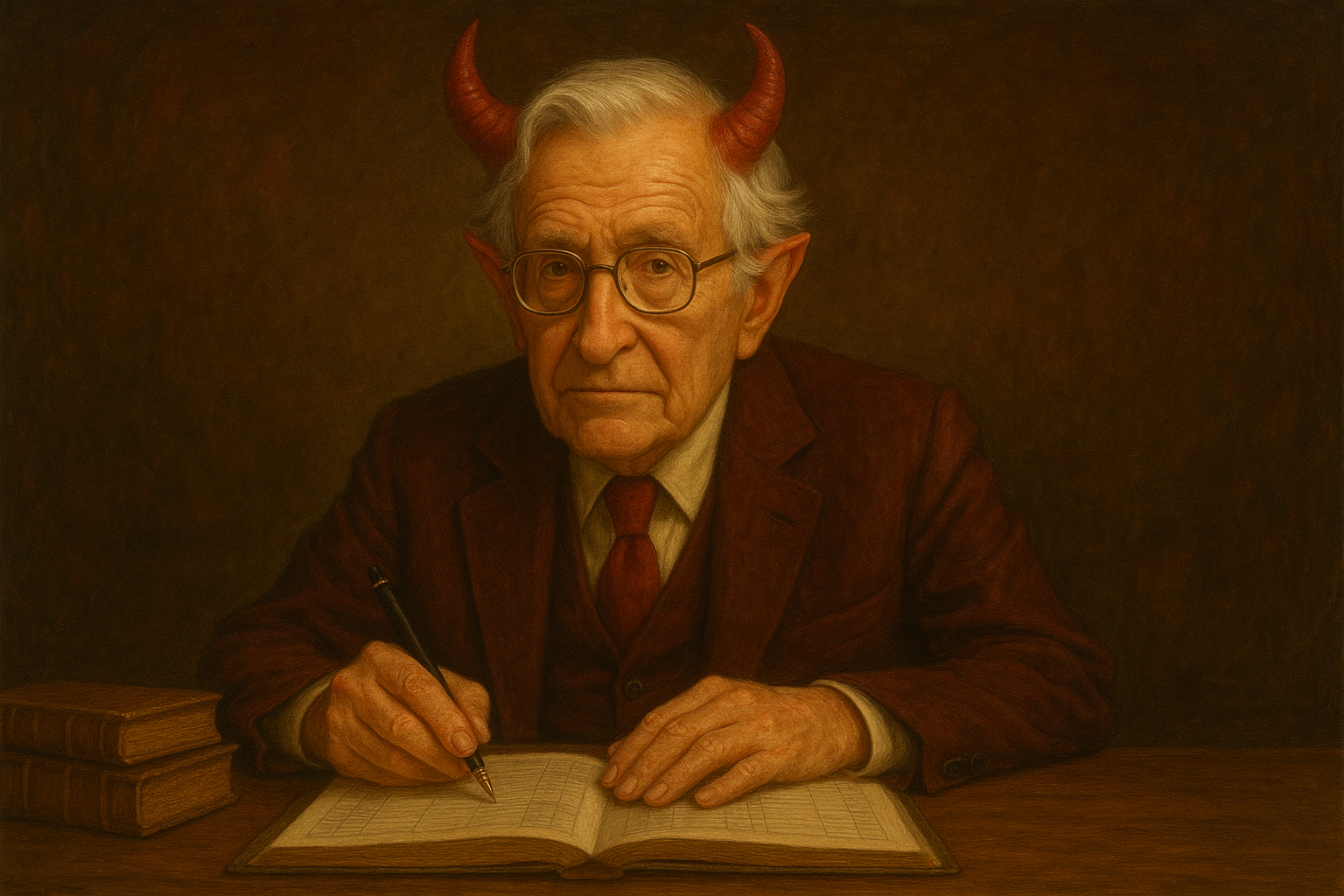 Noam Chomsky = The Devil's Accountant