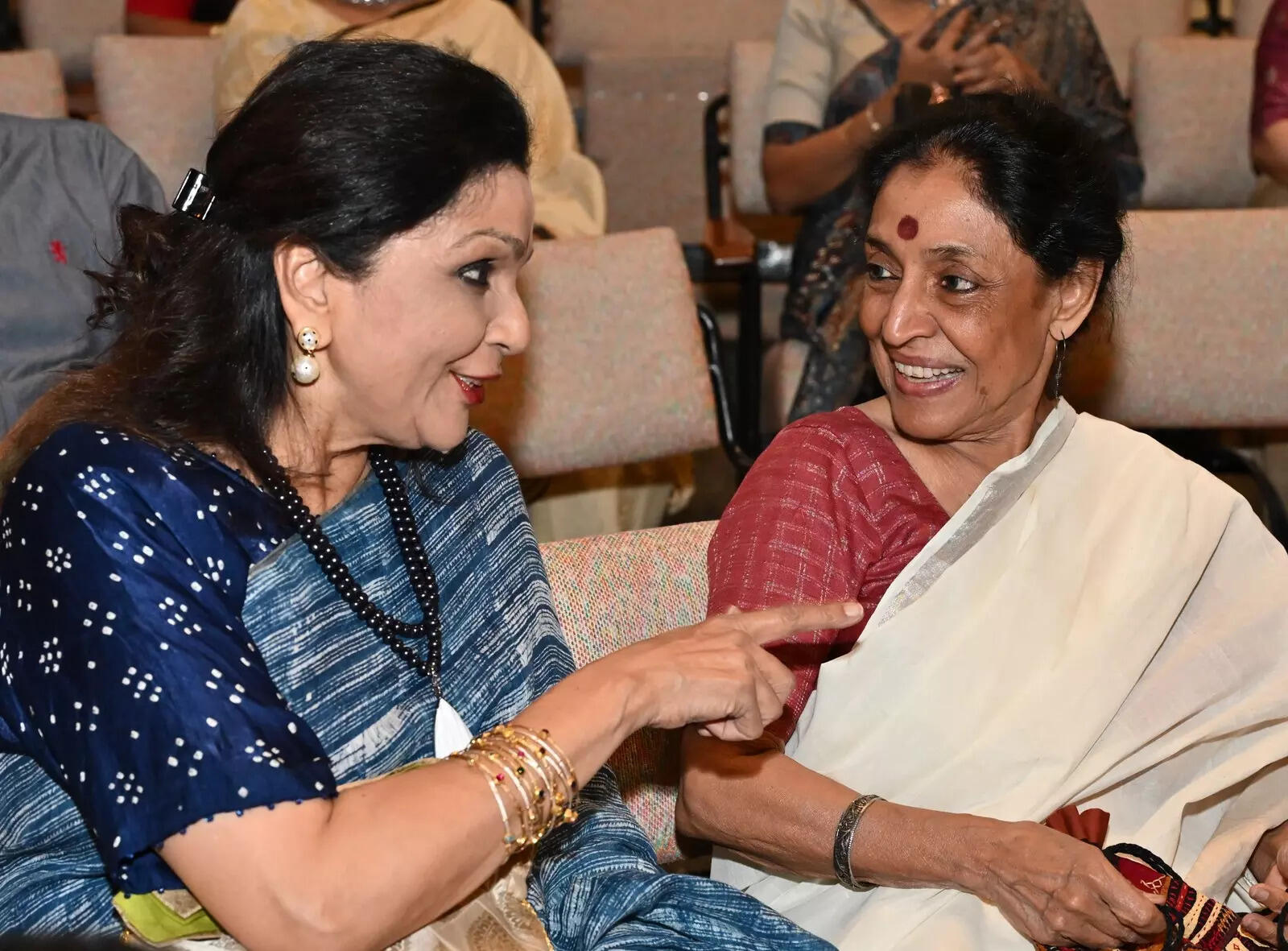 Dr Anita Ratnam and Madhavi Mudgal attended the event