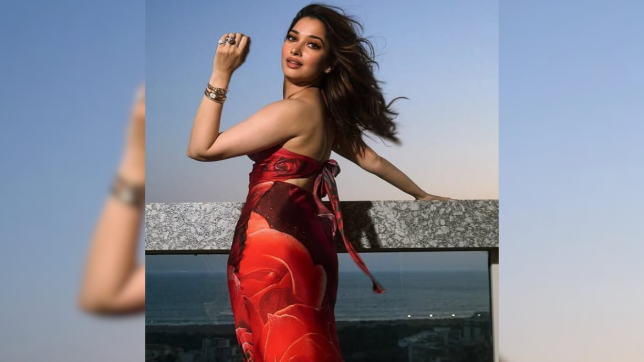 Tamannaah Bhatia in backless dress
