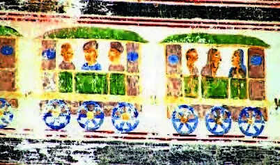 Wall paintings, Gajera
