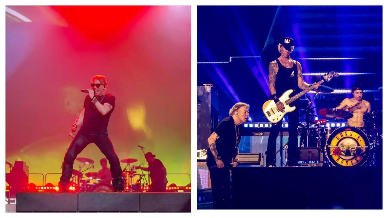Guns N' Roses performed in Mumbai on Saturday