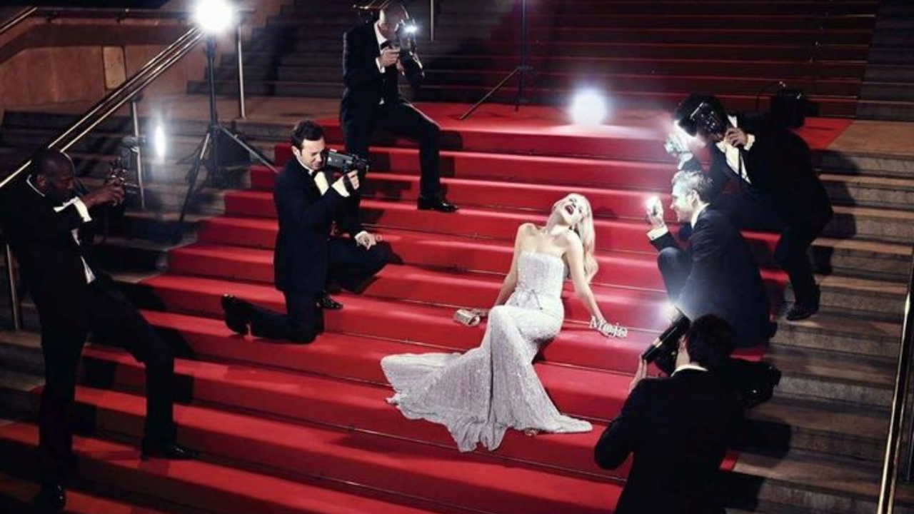 Hollywood red carpet moment