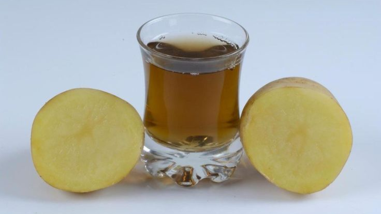 Potato juice for face