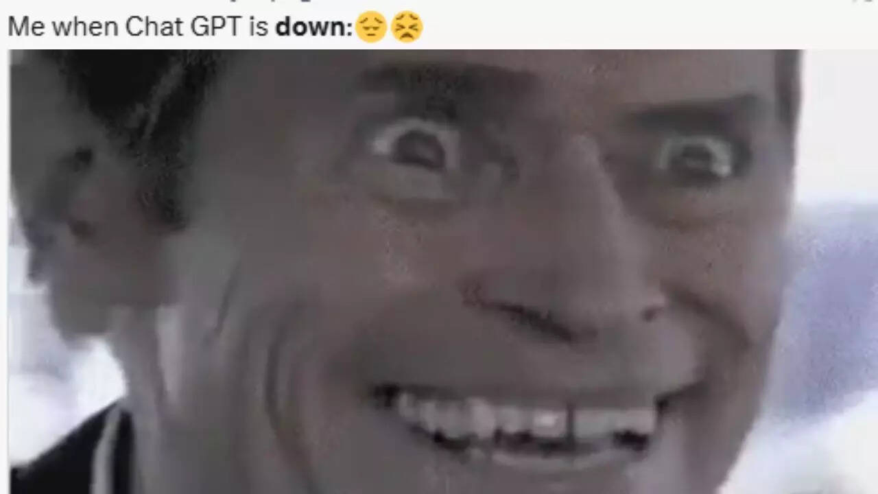 Internet erupts with ChatGPT down memes