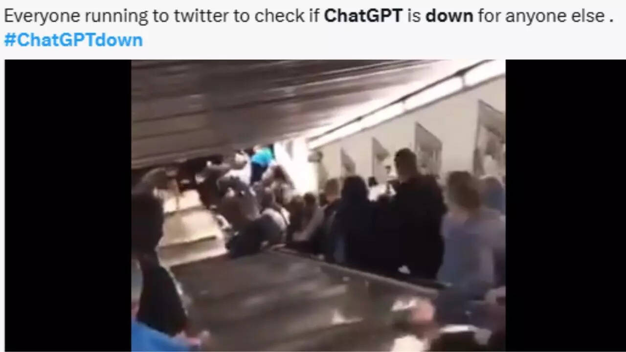 People did run to X to check if ChatGPT was down