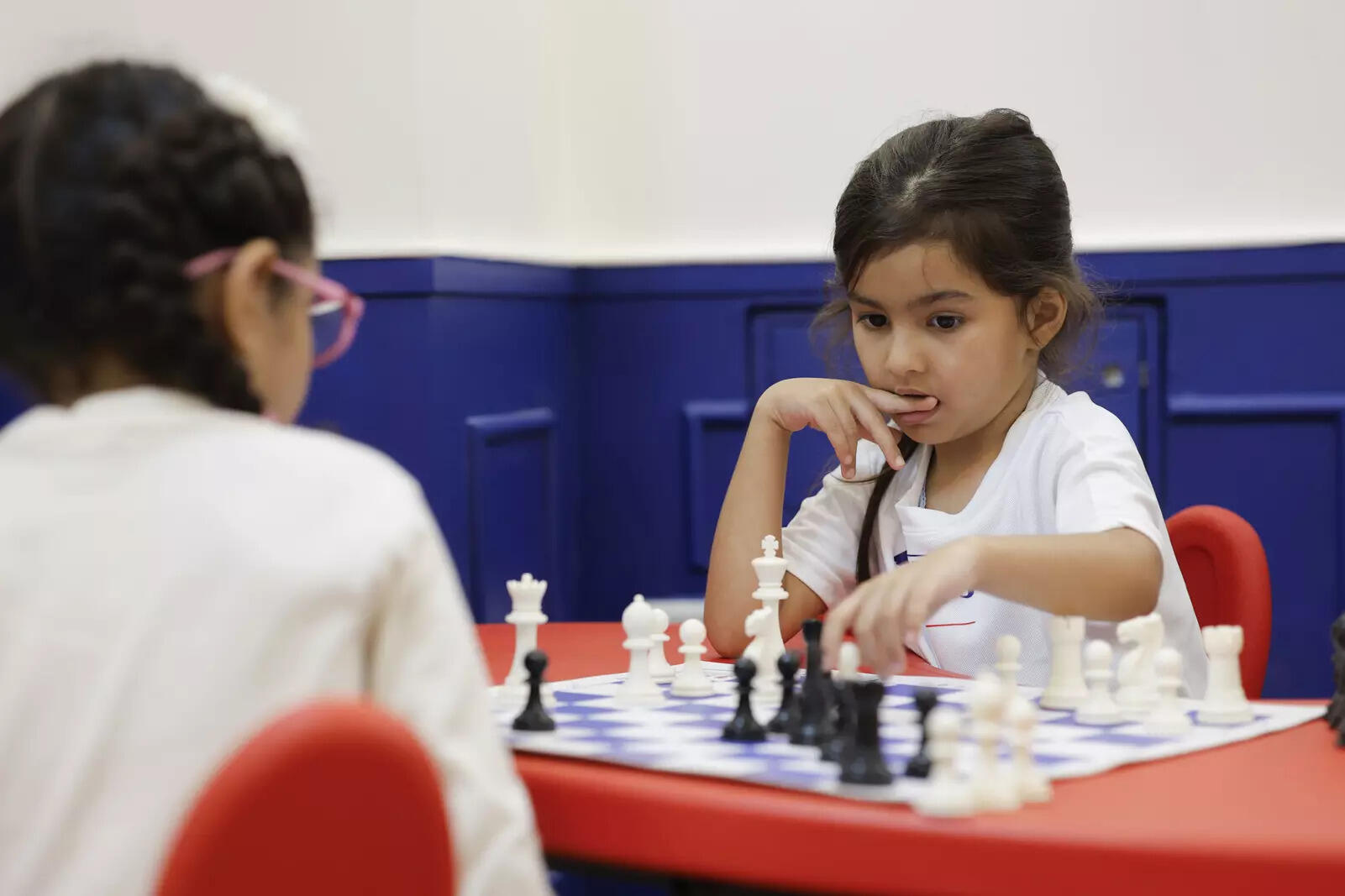 Coaches teach young players how to strategise moves while dealing with different emotions (Pic: Nishad Alam; Location: Joyous Chess Academy)