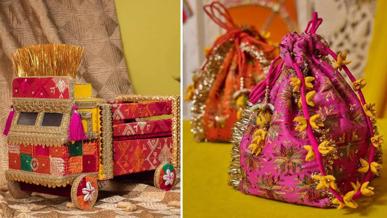 Phulkari-embroidered articles and clothes continue to be a showstopper in Punjabi weddings and festivals (Pics: @pataaree​)
