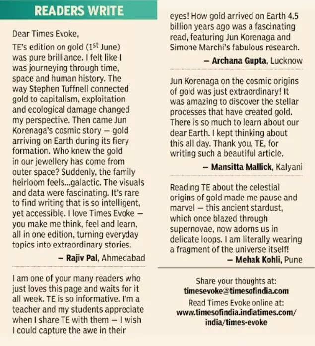 Readers write