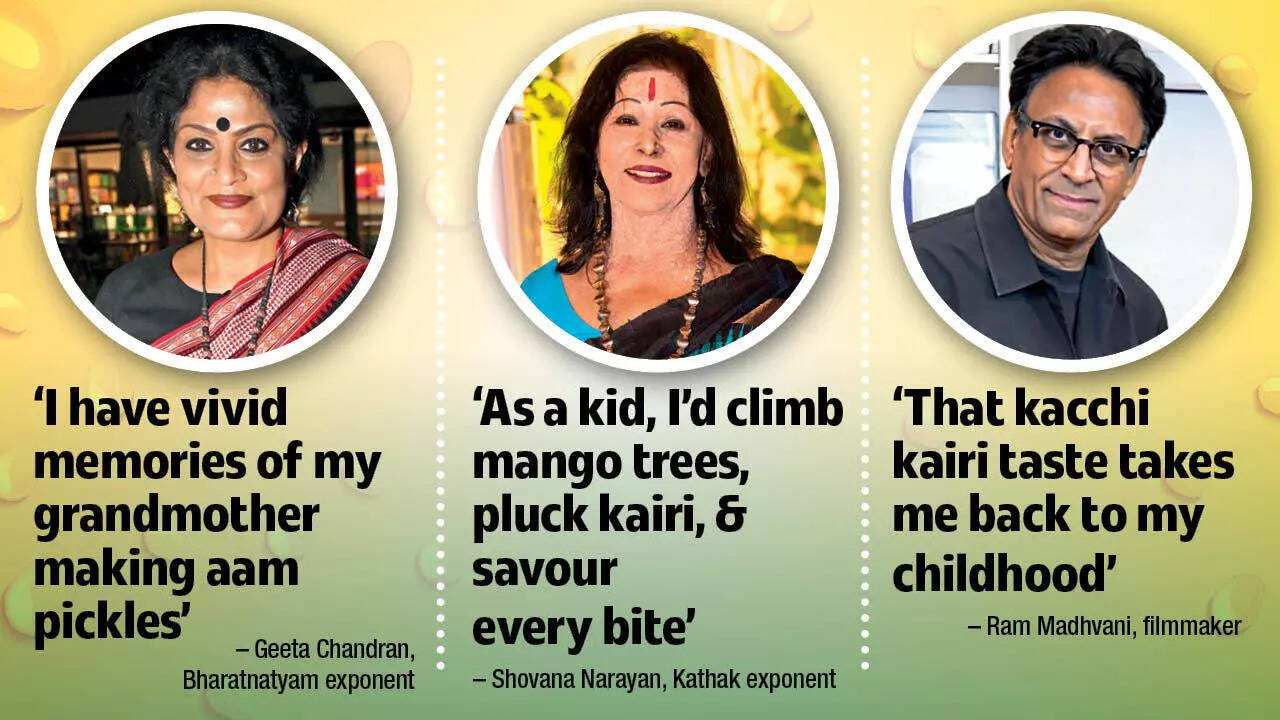 Geeta Chandran, Shovana Narayan and Ram Madhvani reminisce about eating kachchi kairi during childhood