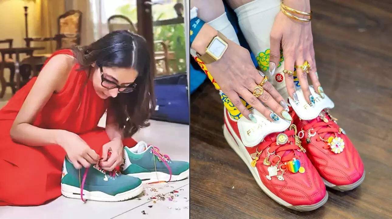 Suhana Sethi likes changing her shoe charms from time to time
