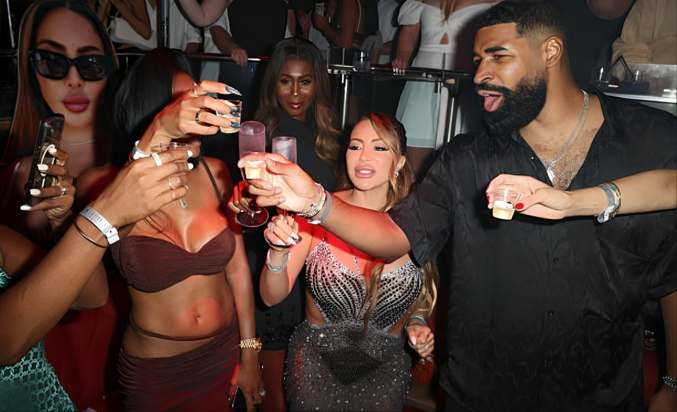 Larsa Pippen celebrating her 51st with her boyfriend