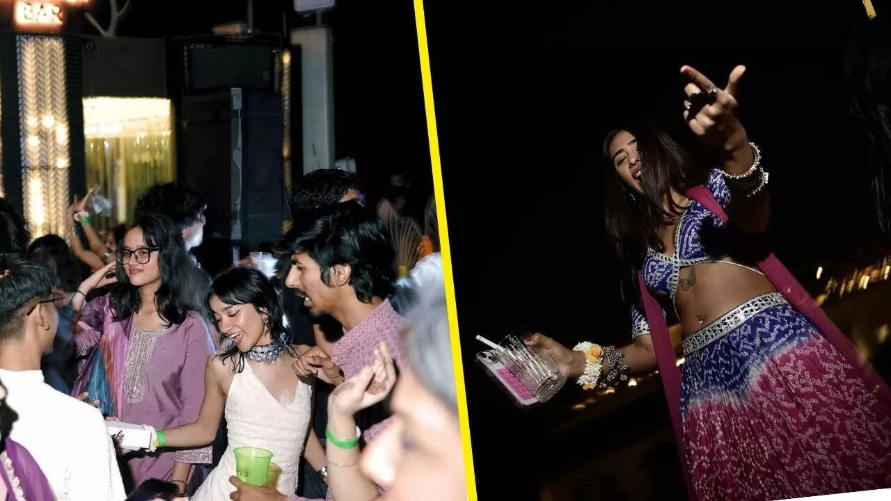 Think dholwalas, mehendiwalas, shaadi ka khana, mandap, DJ belting out some crazy Bollywood bangers, and the whole ambience screaming “wedding,” but all of it just for fun (Pics: @jummaakiraat)