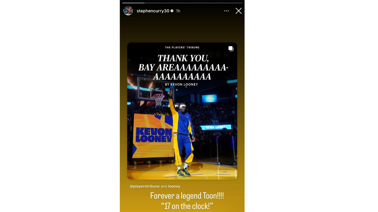 ​Stephen Curry’s heartfelt tribute (Image Source: Instagram)