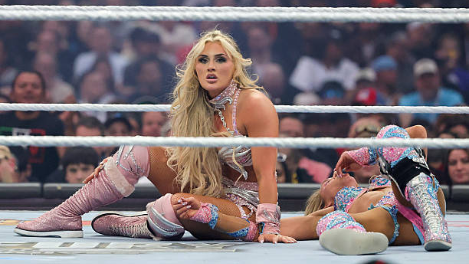 ​Tiffany Stratton and Charlotte Flair