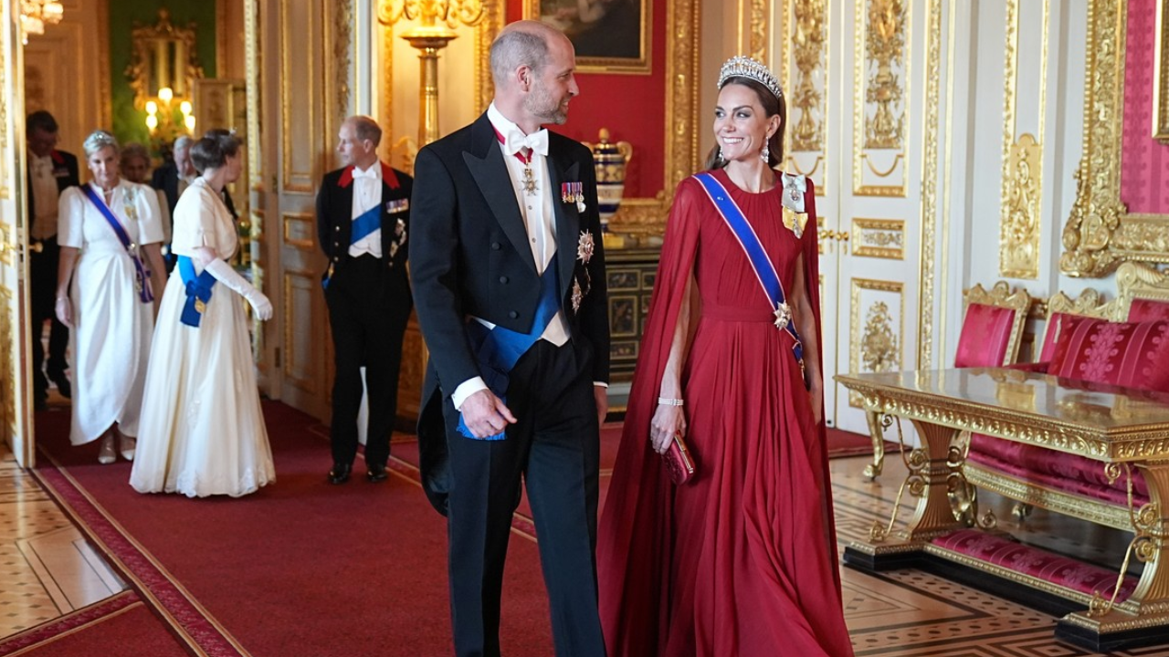 Kate Middleton attends the French Banquet after 2 years