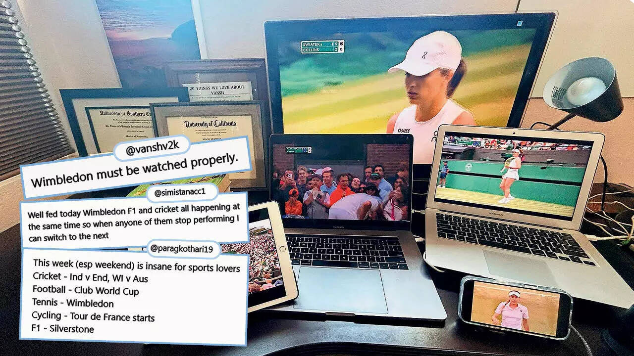 Fans have been watching matches like a marathon