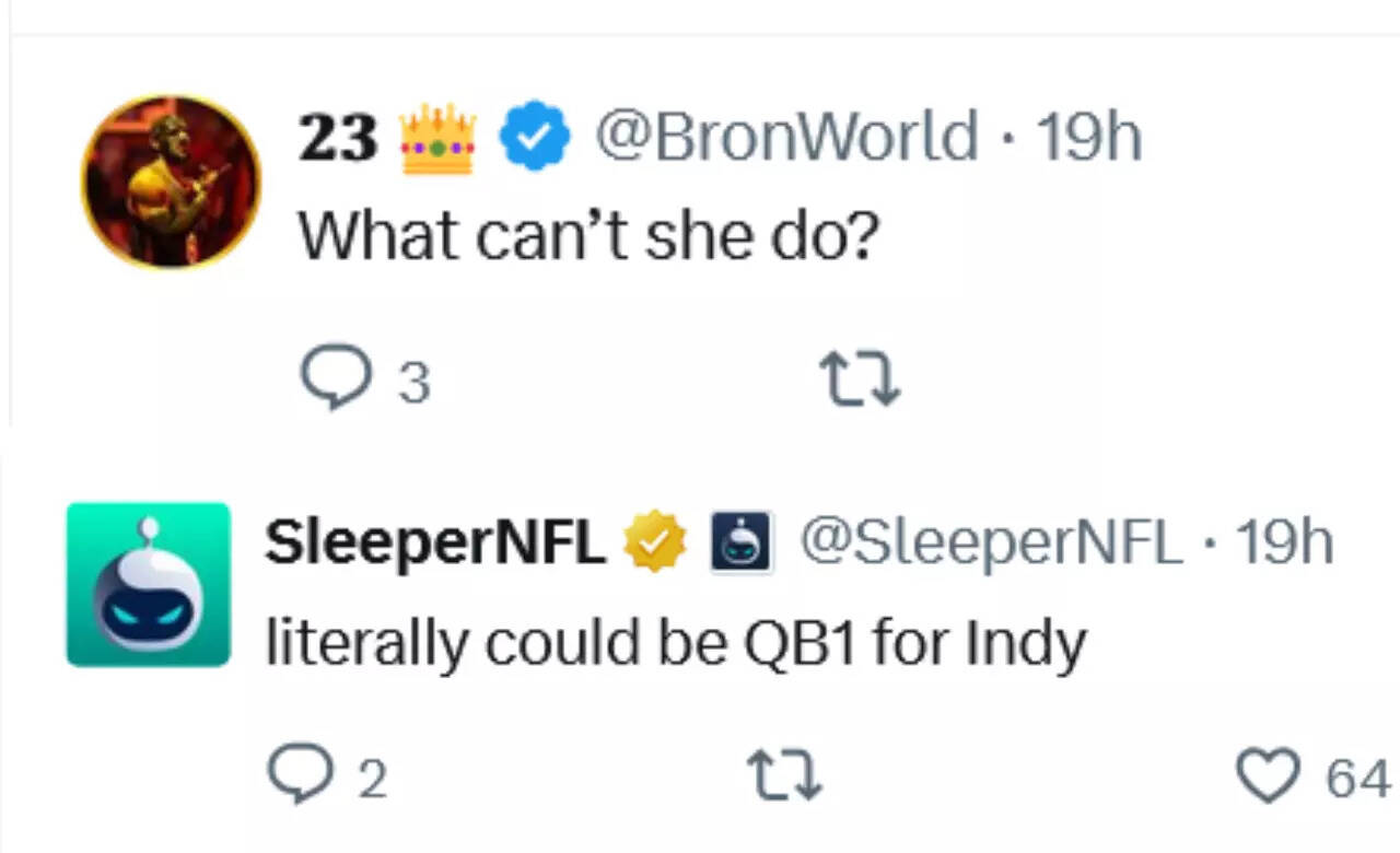 Fans can’t believe Caitlin Clark’s quarterback skills