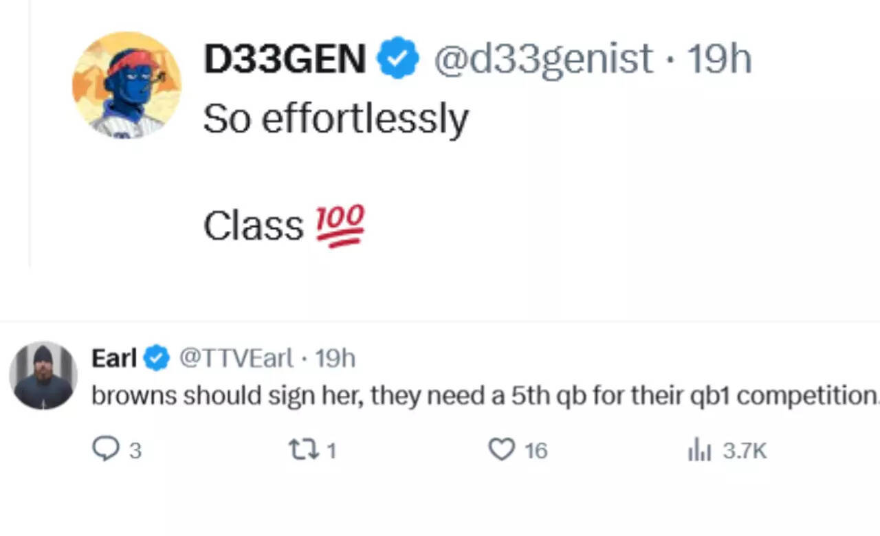 Fans can’t believe Caitlin Clark’s quarterback skills​