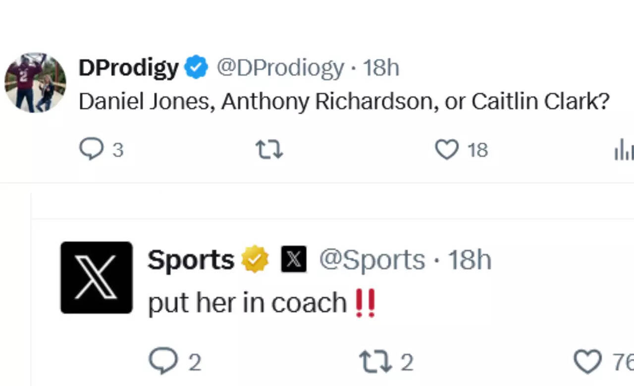 Fans can’t believe Caitlin Clark’s quarterback skills​