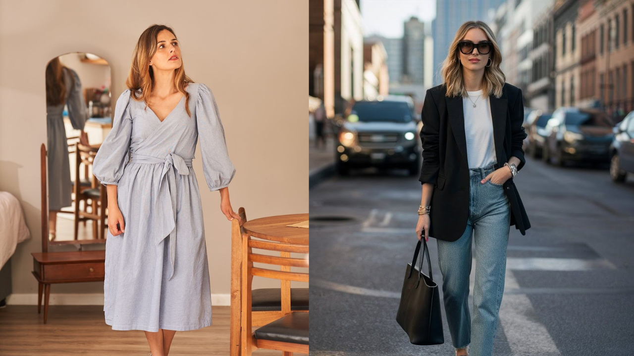 Fake a sleek waistline without wearing tight shapewear