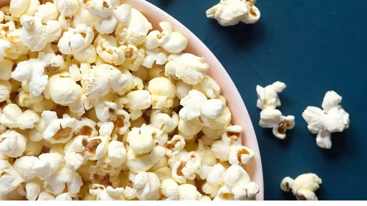 Air-popped popcorn