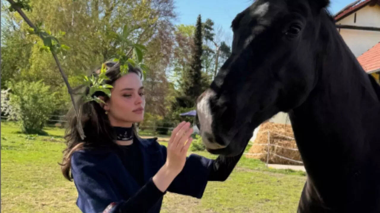 Princess Eugenia loves tending to her horses