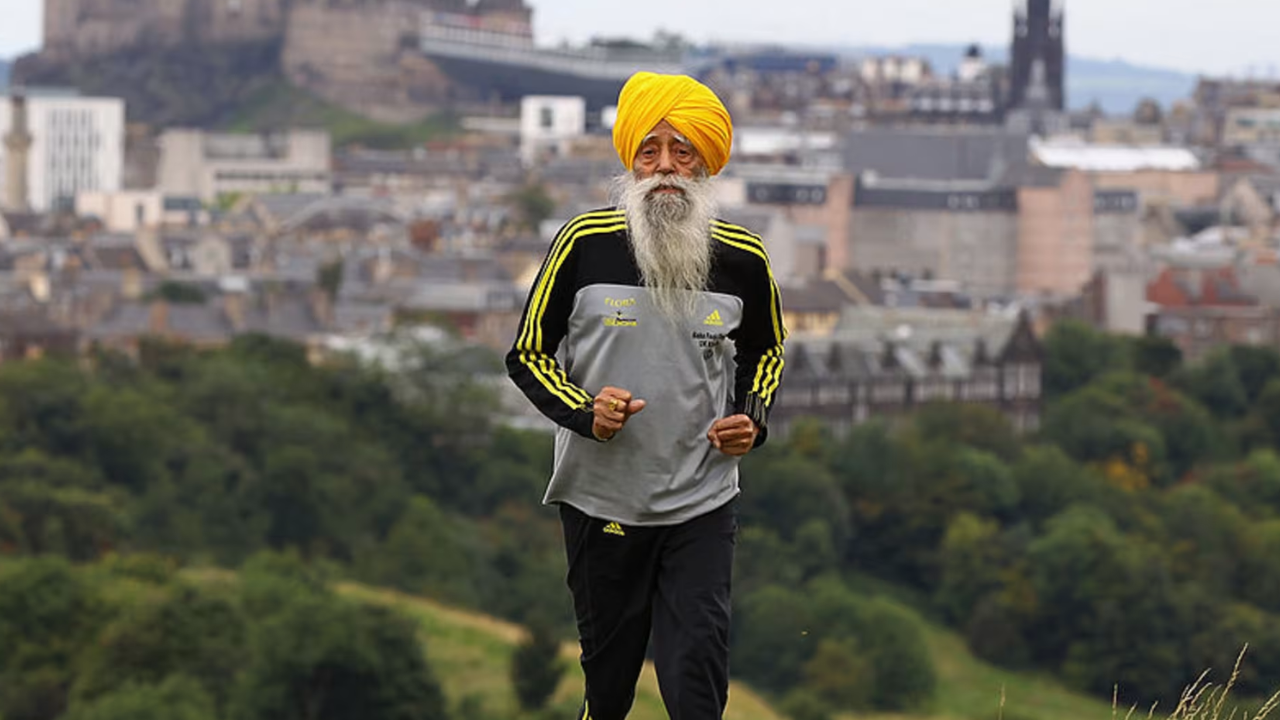 Fauja Singh (Image credits: Olympics)