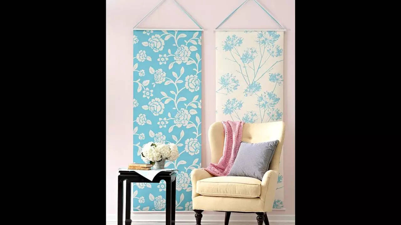 Framed wallpaper art