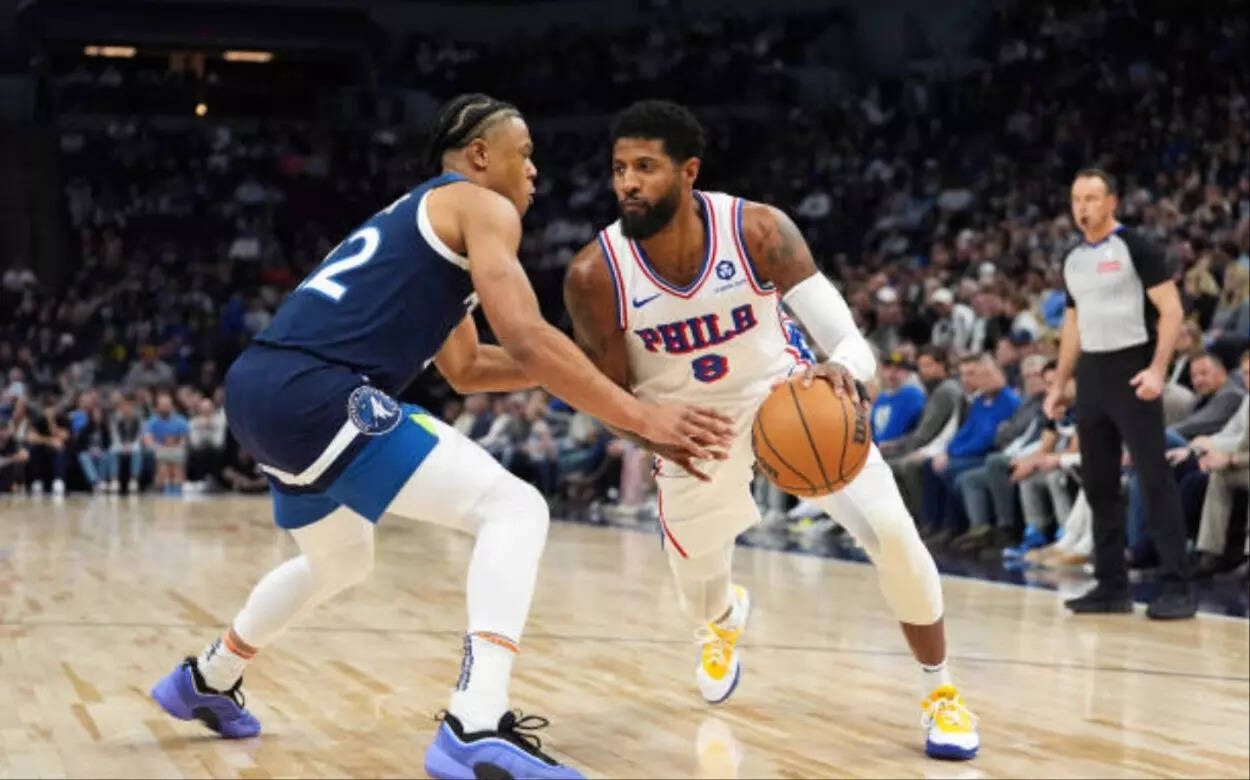 Paul George in action