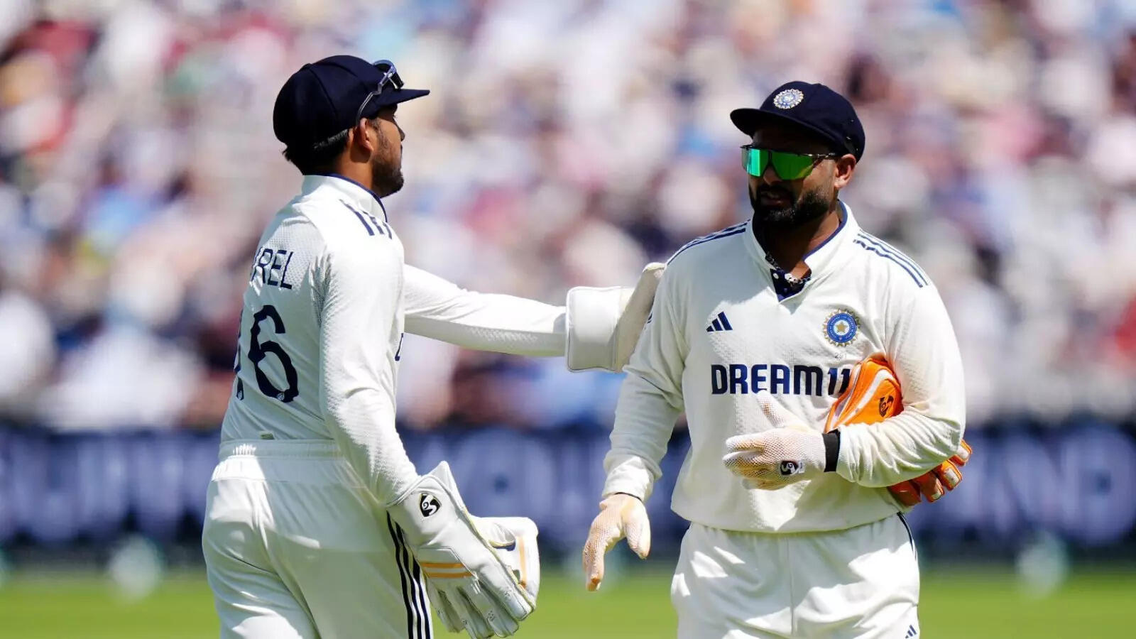 Dhruv Jurel and Rishabh Pant (Agency Photo) Rishabh Pant Dhruv Jurel