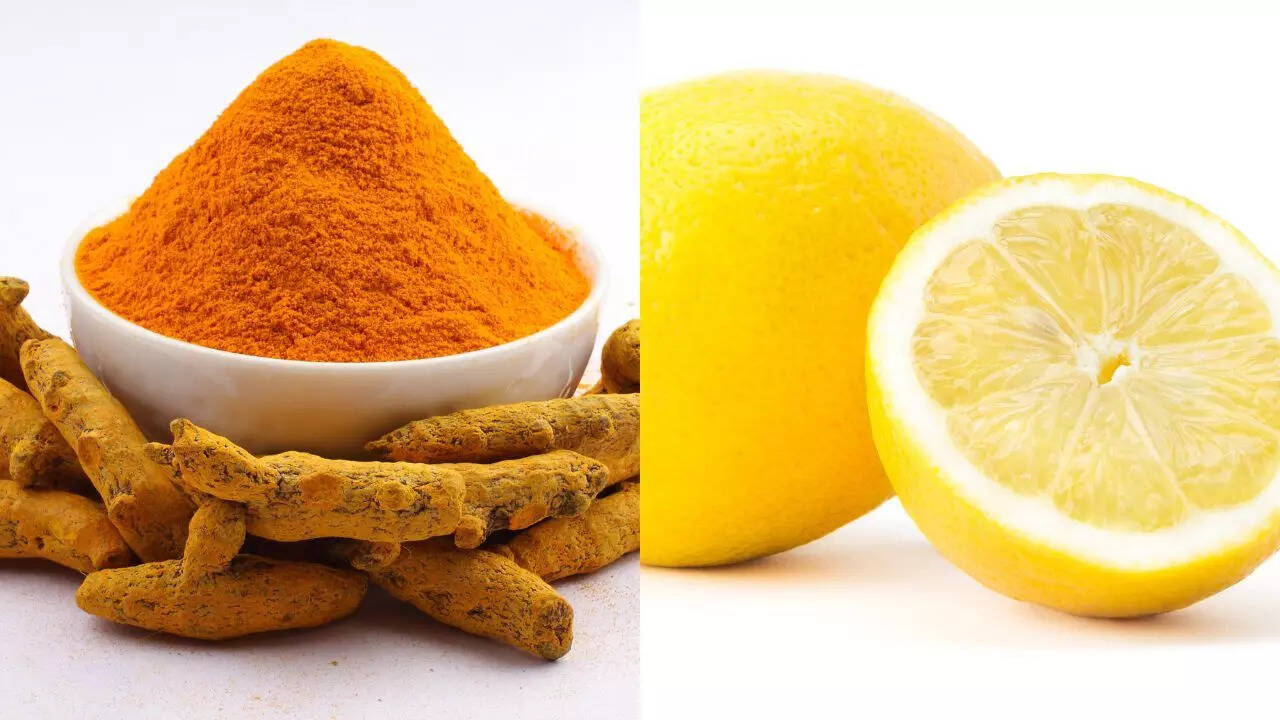 மஞ்சள் மற்றும் எலுமிச்சை சாறு