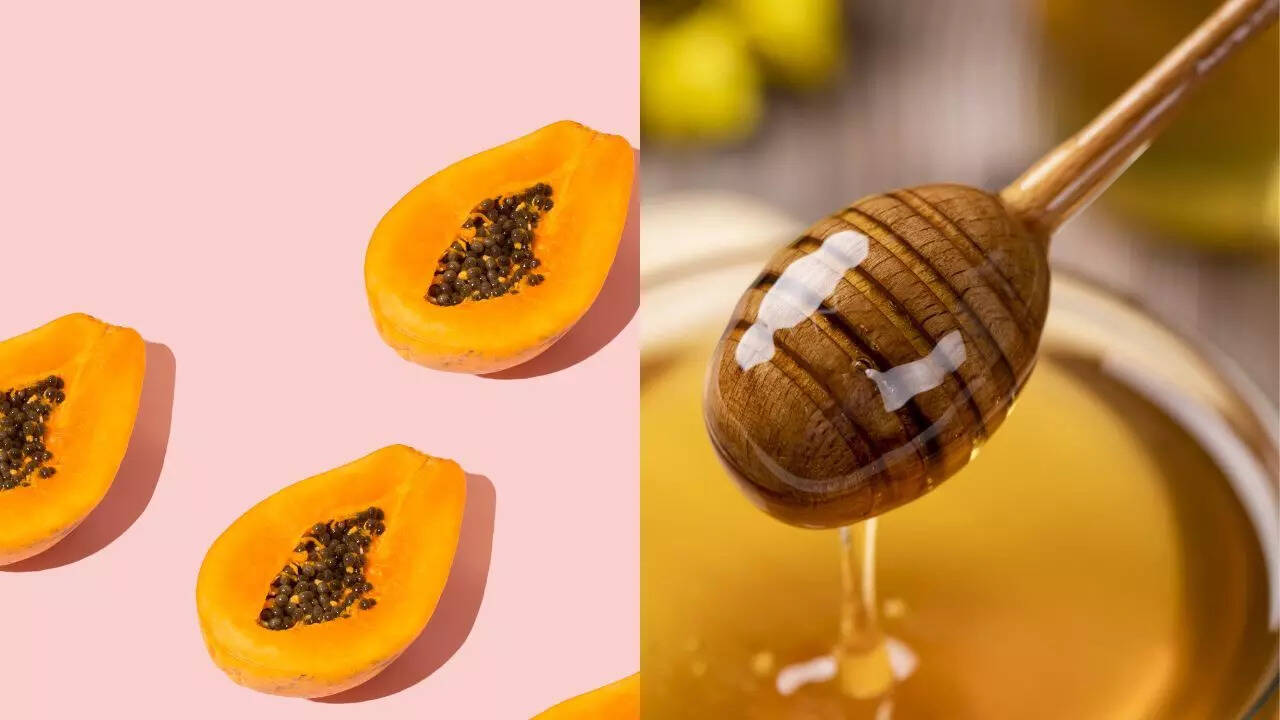 பப்பாளி மற்றும் தேன்