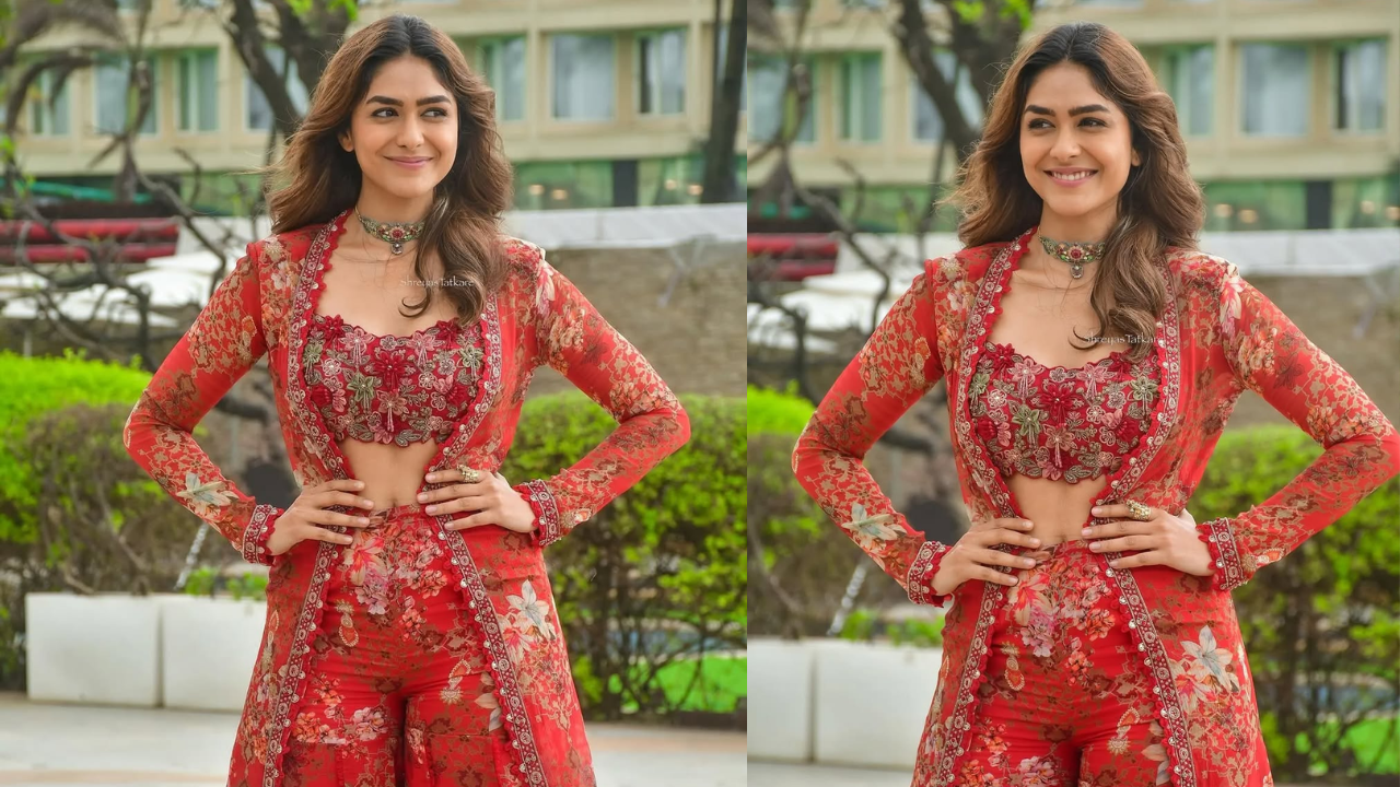 Mrunal's Indo-Western co-ord set
