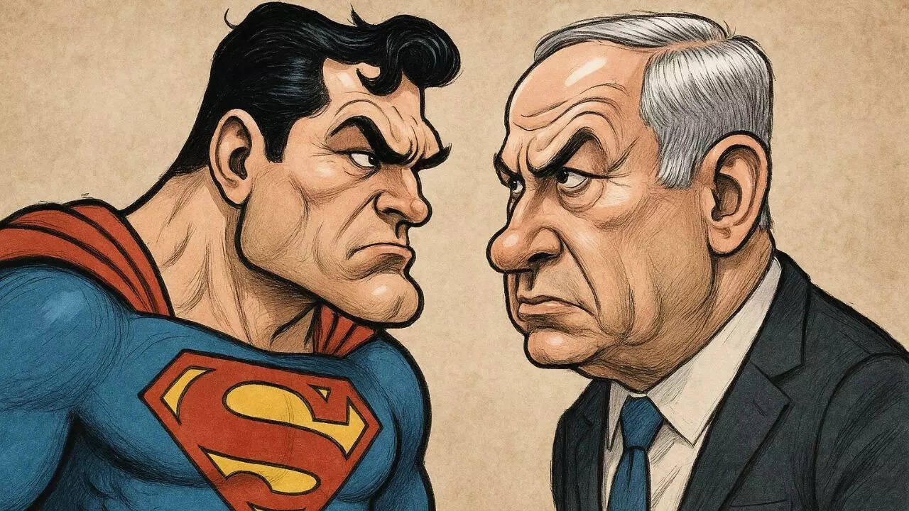 Superman vs Netanyahu