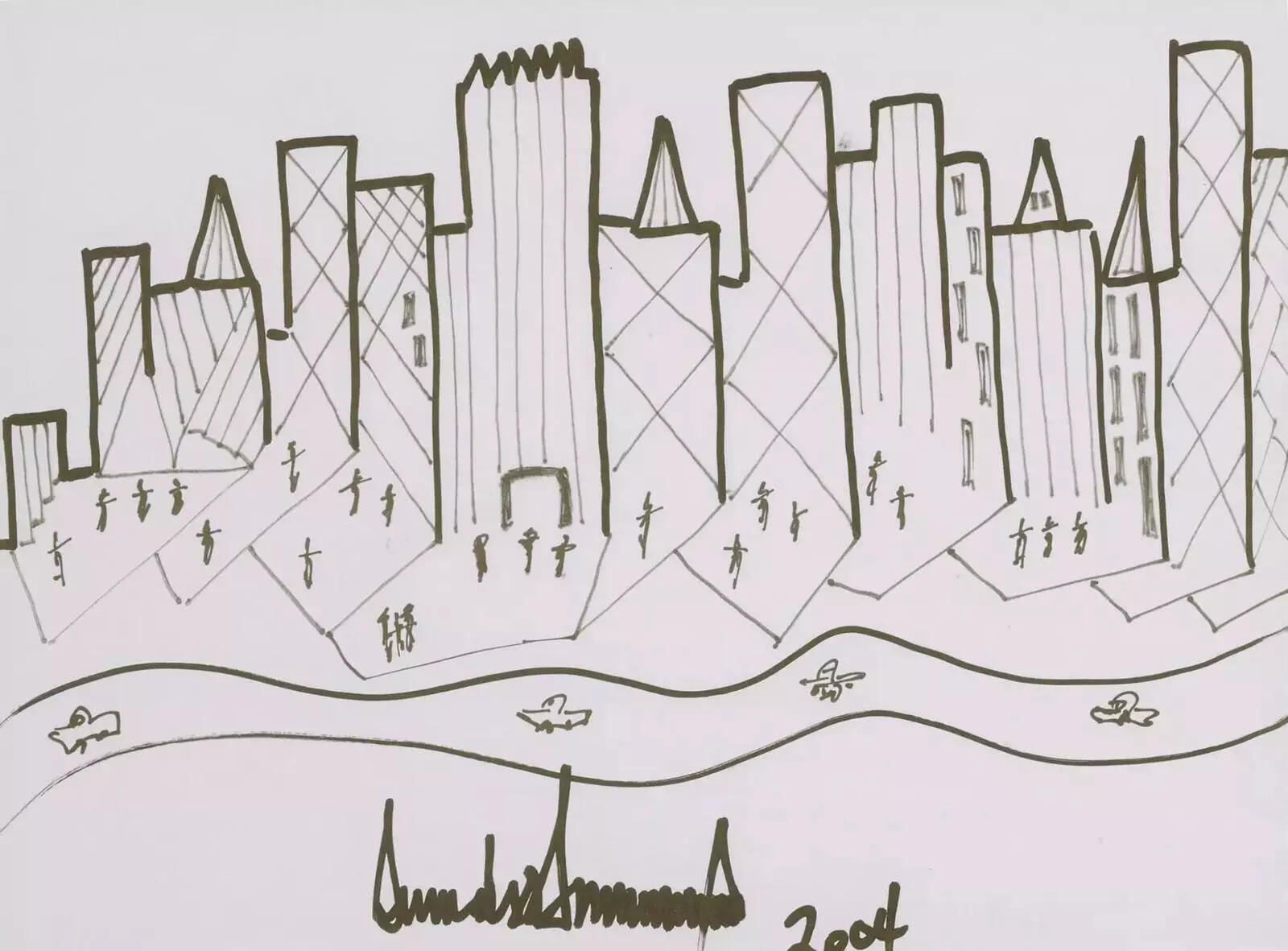 Trump Says He Doesn't 'Draw Pictures.' But Many of His Sketches Sold at Auction. (1).